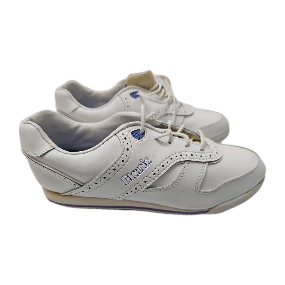 Etonic Golf Shoes Womens Size 8M Lites ST Series #8001 WHITE 1996 Vintage
